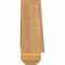 Ekena Millwork Bellingham Rough Sawn Timber Gable Bracket, Western Red Cedar, 60"W x 10"H x 4"D x 6"F, 4/12 Pitch GBW060X10X0406BEL00RWR - alternate 3